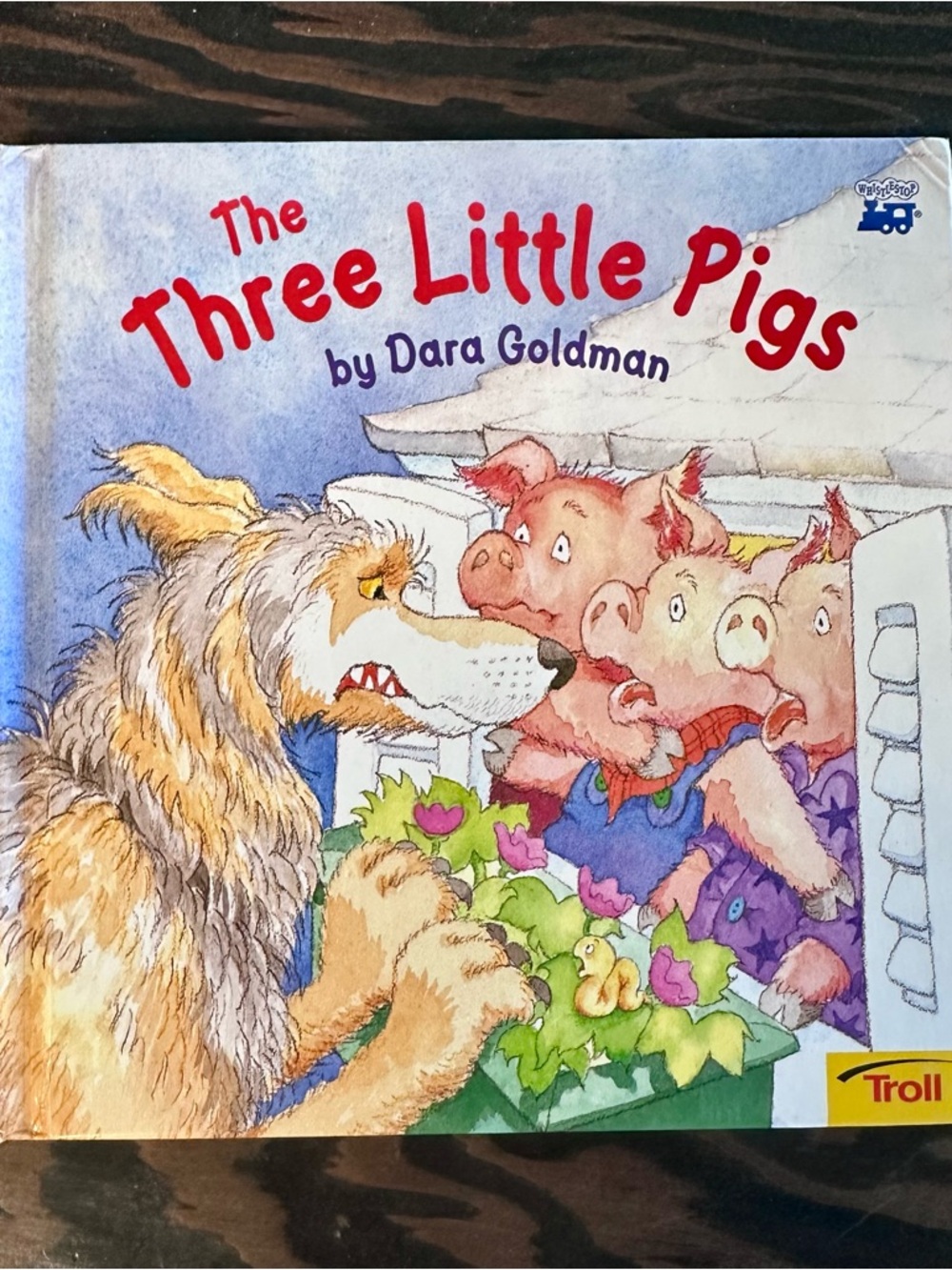 The Three Little Pigs Picture Book - Red and Purple Cover